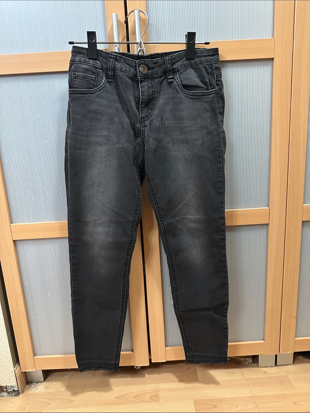 Prosperity 27 p Mid rise gray skinny stretch denim jeans